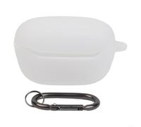 Funda de silicona para JBL para endurance Race 2, a prueba de golpes, con clip, color blanco