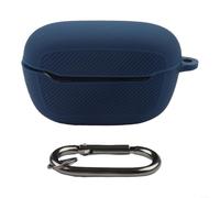 Funda de silicona para JBL para endurance Race 2, a prueba de golpes, con clip, color blanco (azul)