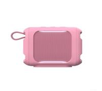 Funda de silicona para jbl para go5, carcasa protectora antiarañazos para altavoz portátil, funda de parachoques para viajes, 18 x 8 x 4 cm (rosa)
