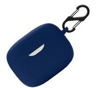Funda de silicona para JBL Tune 225 TWS/220 TWS, funda resistente a los golpes y funda protectora para la piel JBL Tune 225TWS/220TWS con llavero (azul oscuro)