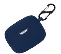 Funda de silicona para JBL Tune Beam, funda protectora a prueba de golpes y funda protectora de piel para JBL Tune Beam con llavero (azul oscuro)