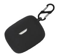 Funda de silicona para JBL Tune Beam, funda protectora a prueba de golpes y funda protectora de piel para JBL Tune Beam con llavero (negro)
