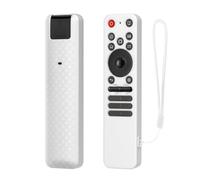 Funda de silicona para LG MR25GA Magic Remote Case (Serie 2025 OLED C5 B5 G5 M5), antigolpes y antideslizante, con Lanard para mando a distancia LG Smart TV, color blanco