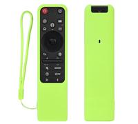 Funda de Silicona para LG MR25GA Magic Remote, Cubierta Protectora para LG 2025 OLED Smart TV C5 B5 G5 M5 Series Control Remoto Duradera - Verde, Brillan en la Oscuridad