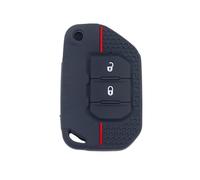 Funda De Silicona para Llave Control Remoto Coche, 2 Botones para Jeep para Wrangler JK para Gladiator