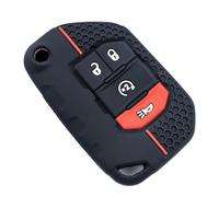 Funda De Silicona para Llave Control Remoto Coche 4 Botones para Jeep para Wrangler para Gladiator JT JLU