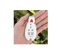 Funda De Silicona para Llave De Coche De 7 Botones para Jeep para Commander(Blanco)