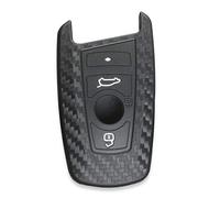 Funda de silicona para llave de coche de fibra de carbono compatible con BMW 520 525 F30 F10 F18 118i 320i 1 3 5 7 Series X3 X4 M3 M4 M5