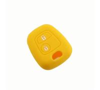 Funda De Silicona para Llave De para Peugeot 107 206 307 207 406 408(Amarillo)