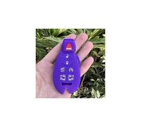 Funda De Silicona para Llave del Coche De 7 Botones para Chrysler para Grand para Voyager para Town para Country(Dark Purple)