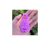 Funda De Silicona para Llave del Coche De 7 Botones para Chrysler para Grand para Voyager para Town para Country(Purple)