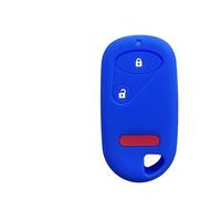 Funda De Silicona para Llavero 3/4 Botones para Accord para Civic para CRV para Jazz S2000 para Fit para Odyssey para Element para Insight(Blue(3 Button))