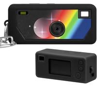 Funda de silicona para llavero Kodak Charmera para cámara digital, funda protectora suave a prueba de caídas y golpes para Kodak Charmera, Black, No