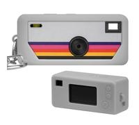Funda de silicona para llavero Kodak CHARMERA (versión de caja ciega/caja individual), recortes precisos y protección contra arañazos, cámara no incluida (gris)