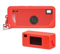 Funda de silicona para llavero Kodak CHARMERA (versión de caja ciega/caja individual), recortes precisos y protección contra arañazos, cámara no incluida (rojo)