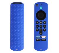 Funda de silicona para mando a distancia 2025 Amazon Fire TV Stick 4K /Fire TV Stick HD, funda protectora para Smart TV mando a distancia (azul no brillo)