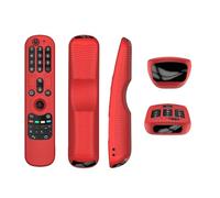 Funda de Silicona para Mando a Distancia Compatible con LG AN-MR21GC MR21N/21GA/LG OLED TV - Protectora a Prueba de Polvo (Rojo)