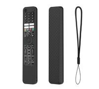 Funda de Silicona para Mando a Distancia Compatible con RMF TX600C/TX600P/TX600U/TX600E MG3-TX520U, Mando a Distancia de TV Funda Antideslizante con cordón (sólo Funda) (Negro)