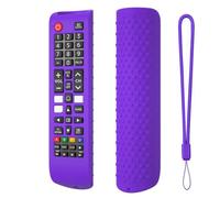 Funda de silicona para mando a distancia de Smart TV para BN59-01315A BN59-01315B BN59-01315E BN59-01315L funda protectora de control remoto (morado oscuro)