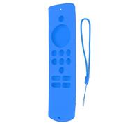 Funda de Silicona para Mando a Distancia, Funda Protectora Suave Antideslizante a Prueba de Golpes con cordón para Fire TV Stick Lite (Azul)