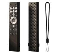 Funda de silicona para mando a distancia Hisense ERF6A80 ERF6F80H ERF6G80H Funda protectora compatible con Smart TV Hisense U6 U7 U8 U9 Series 4K UHD - Negro