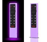Funda de silicona para mando a distancia NVIDIA TV Glow in The Dark, funda para mando a distancia NVIDIA Shield Android TV Pro/4K HDR Smart TV Mando a distancia (violeta luminoso) -【 Pack de 2】