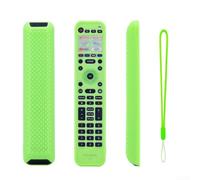Funda de silicona para mando a distancia Panasonic N2QBY A000057 A000060, funcionalidad completa con agarre y resistencia mejorados (verde luminoso)