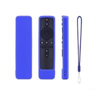 Funda de silicona para mando a distancia para Xiaomi XMRX-00600A diseñada para soportar un manejo frecuente y exposición ocasional (azul)