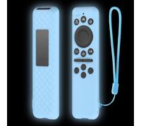Funda de silicona para mando a distancia Samsung BN59-01480A a prueba de golpes para cubierta que brilla en la oscuridad, piel antideslizante para mando de Smart TV, protección a prueba de polvo