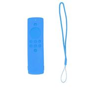 Funda de Silicona para Mando a Distancia, Suave y Duradera, con Protector Antideslizante y Recortes Precisos, Lavable y Ligera, Compatible con Fire TV Stick Lite, Transparente (Azul)