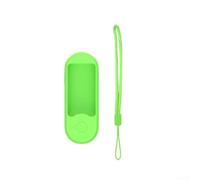 Funda de silicona para mando a distancia VIZIO XRT281 XRT181, funda ligera a prueba de golpes con agarre antideslizante y cordón, para protección del control remoto de voz (verde fluorescente)