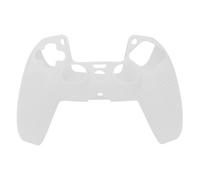 Funda de silicona para mando de PS5, funda protectora con efecto acolchado y tapas para los pulgares, funda de agarre suave, resistente al sudor y a