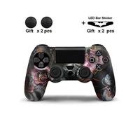 Funda de silicona para mando de Sony PS4, compatible con mandos de PS4, joystick Dualshock 4, PS4 y DS4 Pro, con 2 tapas para