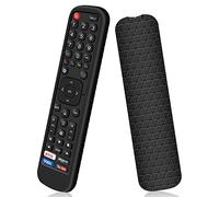 Funda de Silicona para Mando Hisense EN2X27HS EN2BI27H EN2BO27H EN2A27 Control Antideslizante Carcasa de Protector Compatible con Mando Smart TV Hisense (Negro)