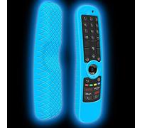 Funda de Silicona para Mando LG Magic MR21GA MR22GA MR23GA MR24GA Antideslizante Funda Protector Compatible con Mando TV LG Magic Control 2021-2024 (Glow Blue)
