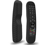 Funda de Silicona para Mando LG Magic MR21GA MR22GA MR23GA MR24GA Antideslizante Funda Protector Compatible con Mando TV LG Magic Control 2021-2024(Negro)