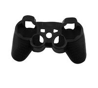 Funda de silicona para mando Sony PS3 PlayStation 3 Dualshock inalámbricos, color negro