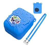 Funda de silicona para mascota digital Bitzee Dissinney, juguete interactivo, funda protectora para mascotas virtuales electrónicas, con cordón (azul-A)