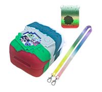 Funda de silicona para mascota digital Bitzee Dissinney, juguete interactivo, funda protectora para mascotas virtuales electrónicas, con cordón (camuflaje)