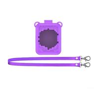 Funda de silicona para mascota digital Bitzee, juguete interactivo, garantiza la protección del dispositivo contra impactos y arañazos mientras mantiene la funcionalidad intacta (verde menta (morado
