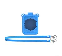 Funda de silicona para mascota digital Bitzee, juguete interactivo, ofrece resistencia y protección contra arañazos, ajuste personalizado y accesibilidad de botones (colorido (azul (C55))