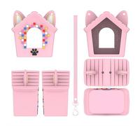Funda de silicona para mascota digital interactiva Bitzee Doghouse, funda protectora a prueba de golpes para Doghouse Bitzee, accesorios electrónicos virtuales para mascotas (rosa)