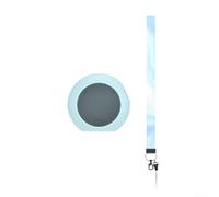 Funda de Silicona para Mascota Virtual Punirunes con Cordón Azul Agua (C52 | Incluye cordón, tacto suave, anticolisión, fácil de limpiar, se adapta a dispositivos de 8,1 cm, azul, morado, rosa, rojo