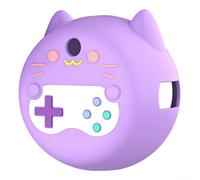 Funda de silicona para mascota virtual Punirunes, funda protectora con cordón, sensación suave al tacto, ajuste personalizado, colores vibrantes (morado)