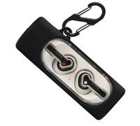 Funda de silicona para Nothing Ear (Stick), funda protectora a prueba de golpes y funda protectora para la piel para Nothing Ear Stick con llavero (negro)