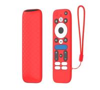 Funda de Silicona para onn Box 4K Pro 2025 Control Remoto, a Prueba de Golpes, anticaídas, Funda Protectora de Silicona a Prueba de Polvo (Red)
