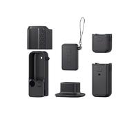 Funda de Silicona para OSMO Pocket 4, Cubierta Protectora Antiarañazos, Tapa de Lente para Base Fija, Negra