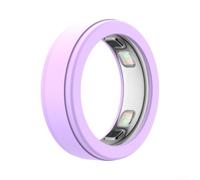 Funda de silicona para Oura Ring 5, ajuste flexible, resistente a los arañazos mientras protege el anillo de escenarios comunes de desgaste (morado M)