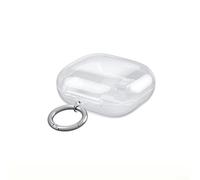 Funda de silicona para Powerbeats Fit, funda protectora a prueba de golpes (ajuste exacto) con llavero para uso diario de auriculares (transparente)