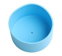 Funda de silicona para protección de copa de vidrio, antideslizante y características de quemaduras, diseñada para mayor comodidad, fácil de limpiar y mantener (azul)